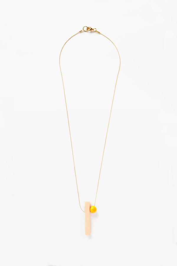 COLLAR DE CUENTAS GEOMÉTRICAS "BIKOTE Pink" - Imagen 4