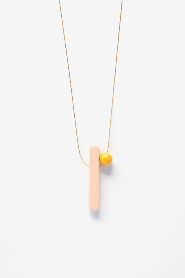 COLLAR DE CUENTAS GEOMÉTRICAS "BIKOTE Pink" - Imagen 3