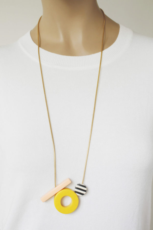 COLLAR LARGO MINIMALISTA "HIRUNAKA" - Imagen 7