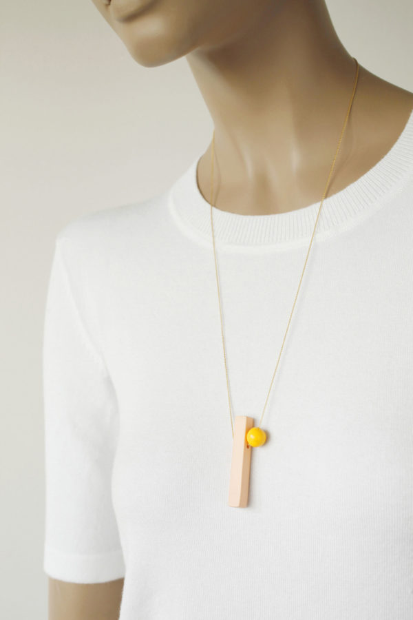 COLLAR DE CUENTAS GEOMÉTRICAS "BIKOTE Pink" - Imagen 6