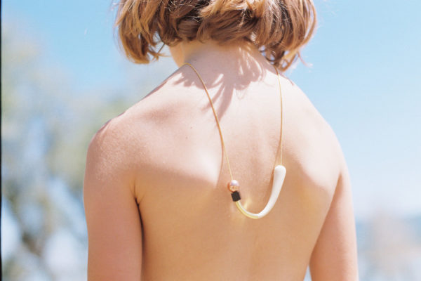 COLLAR BLANCO ROTO "BIHAR" - Imagen 2