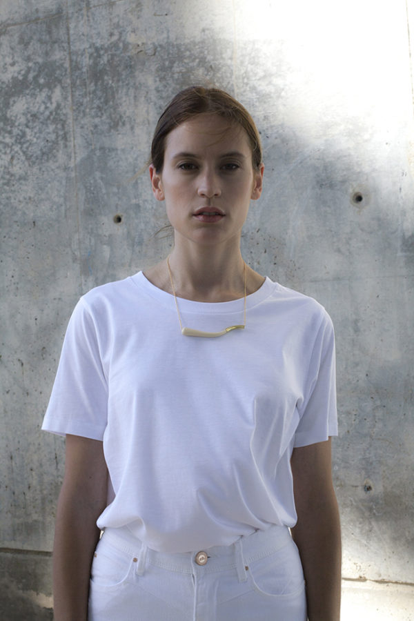 COLLAR BLANCO ROTO "GAUR" - Imagen 2