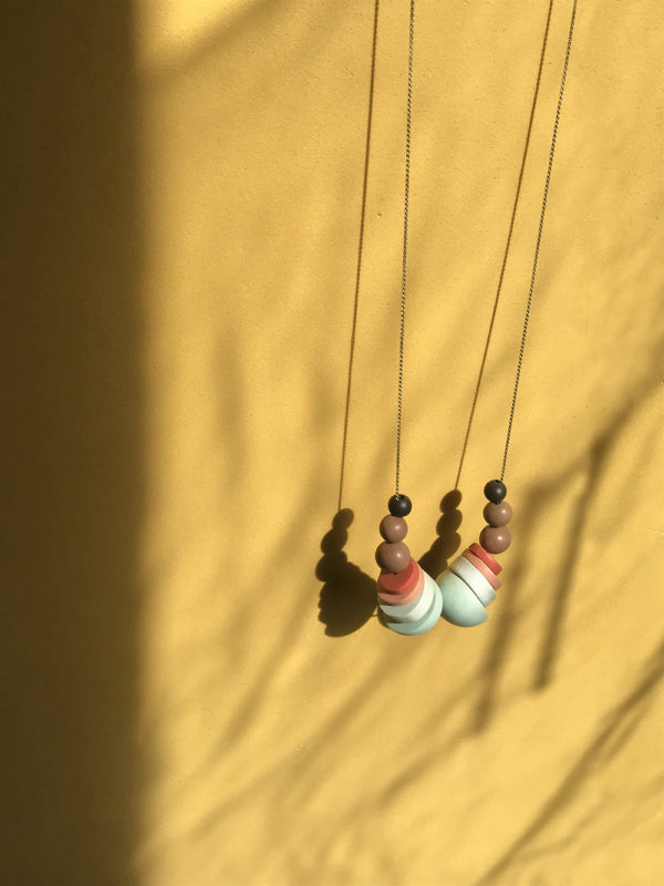 COLLAR DE CUENTAS "CROISSANT" - Imagen 2