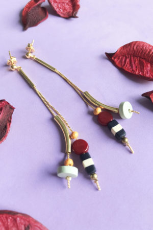 pendientes con cadena