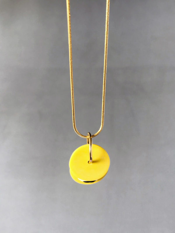 COLGANTES LARGOS AMARILLO "GERUZ" - Imagen 6