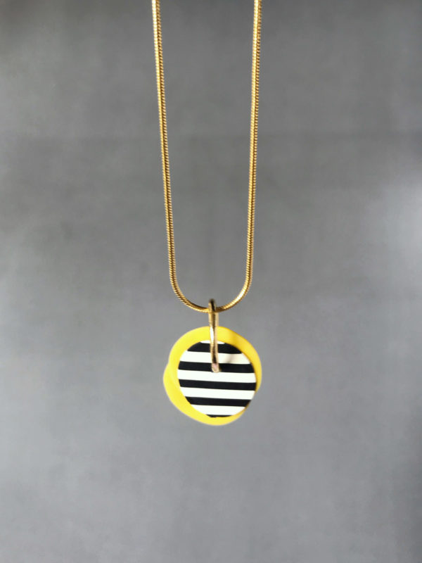 COLGANTES LARGOS AMARILLO "GERUZ" - Imagen 4
