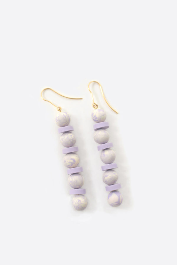 contemporary earrings AXIAL Mix Purple 1 scaled