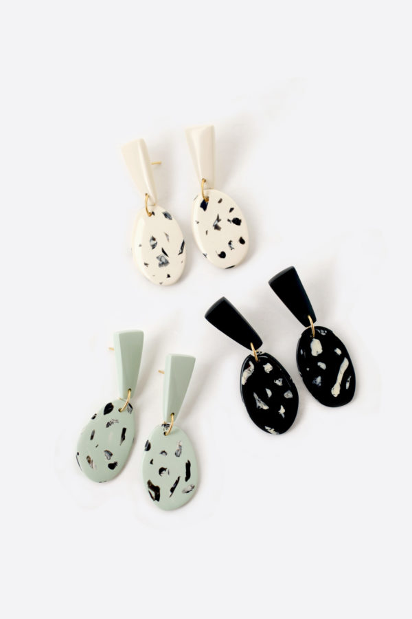 PENDIENTES LÁGRIMA "XUME Monochrome" - Imagen 6
